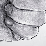 Hand Signs I by Jennifer Paxton Parker a Hand Embellished Textured Canvas by Mercana at Eve Furniture