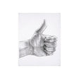 Hand Signs I by Jennifer Paxton Parker a Hand Embellished Textured Canvas by Mercana at Eve Furniture