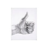 Hand Signs I by Jennifer Paxton Parker a Hand Embellished Textured Canvas by Mercana at Eve Furniture
