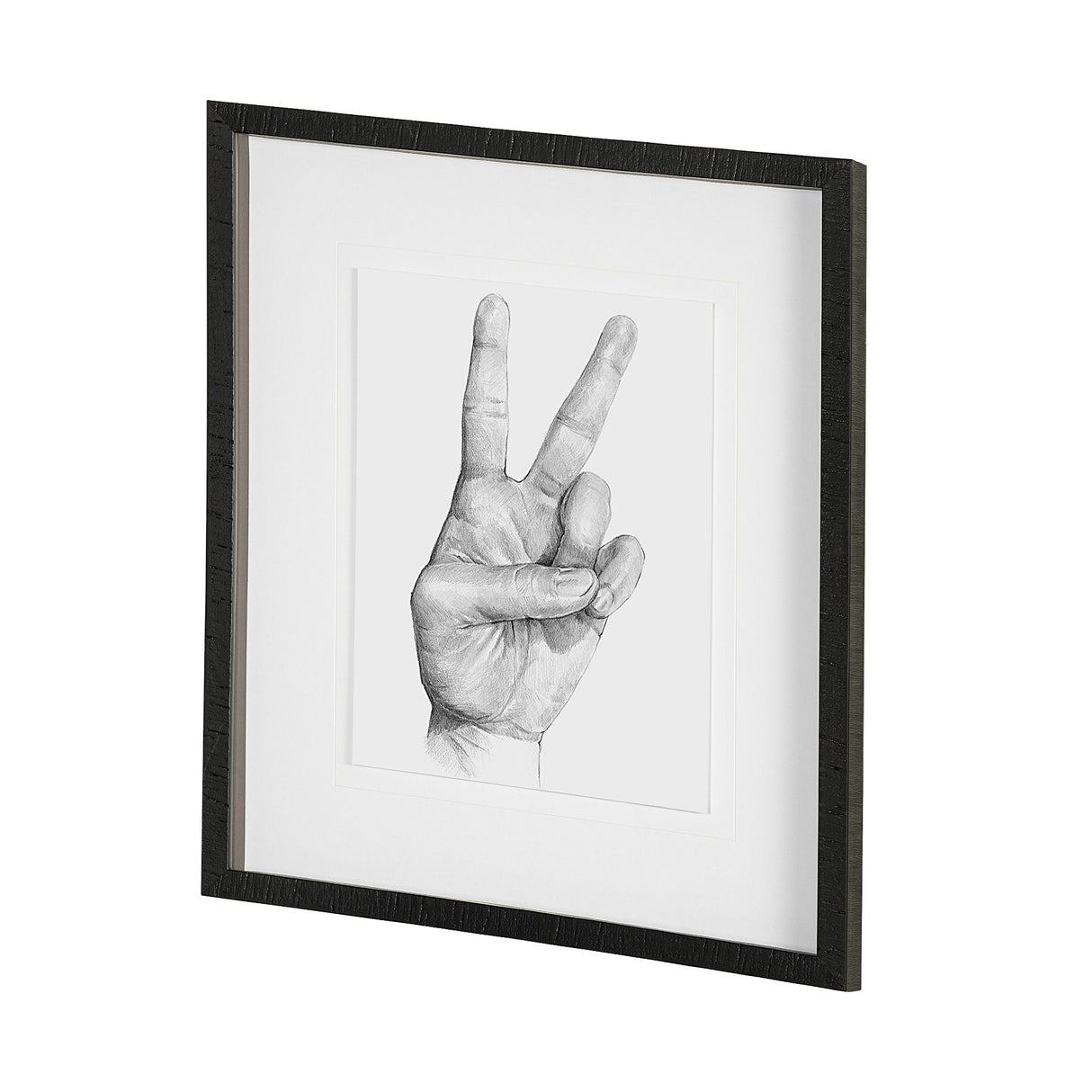 Hand Signs II by Jennifer Paxton Parker a Framed Art Print Matted under Glass by Mercana at Eve Furniture