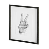 Hand Signs II by Jennifer Paxton Parker a Framed Art Print Matted under Glass by Mercana at Eve Furniture