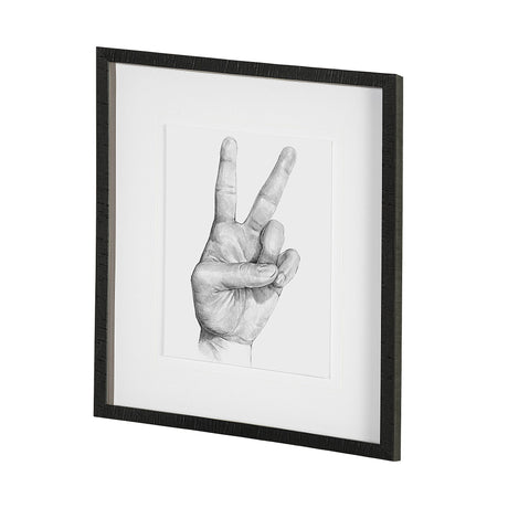 Hand Signs II by Jennifer Paxton Parker a Framed Art Print Matted under Glass by Mercana at Eve Furniture