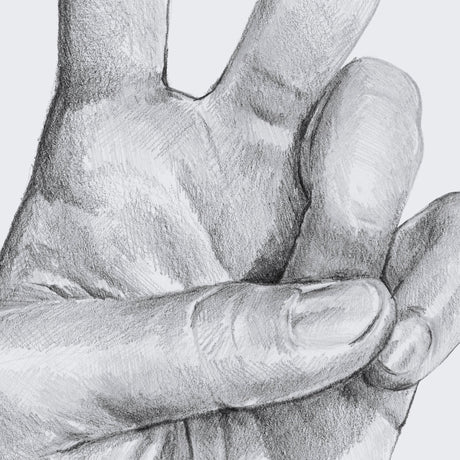 Hand Signs II by Jennifer Paxton Parker a Framed Art Print Matted under Glass by Mercana at Eve Furniture