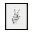 Hand Signs II by Jennifer Paxton Parker a Framed Art Print Matted under Glass by Mercana at Eve Furniture