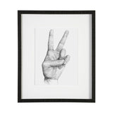 Hand Signs II by Jennifer Paxton Parker a Framed Art Print Matted under Glass by Mercana at Eve Furniture
