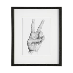 Hand Signs II by Jennifer Paxton Parker a Framed Art Print Matted under Glass by Mercana at Eve Furniture