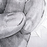 Hand Signs II by Jennifer Paxton Parker a Hand Embellished Textured Canvas by Mercana at Eve Furniture