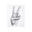 Hand Signs II by Jennifer Paxton Parker a Hand Embellished Textured Canvas by Mercana at Eve Furniture