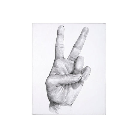 Hand Signs II by Jennifer Paxton Parker a Hand Embellished Textured Canvas by Mercana at Eve Furniture