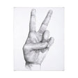 Hand Signs II by Jennifer Paxton Parker a Hand Embellished Textured Canvas by Mercana at Eve Furniture