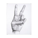Hand Signs II by Jennifer Paxton Parker a Hand Embellished Textured Canvas by Mercana at Eve Furniture