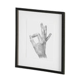 Hand Signs III by Jennifer Paxton Parker a Framed Art Print Matted under Glass by Mercana at Eve Furniture