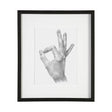 Hand Signs III by Jennifer Paxton Parker a Framed Art Print Matted under Glass by Mercana at Eve Furniture