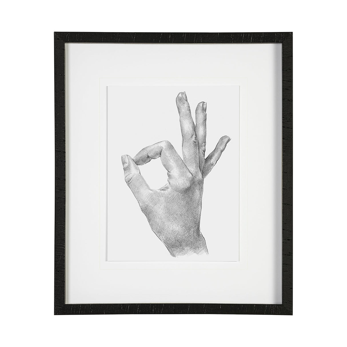 Hand Signs III by Jennifer Paxton Parker a Framed Art Print Matted under Glass by Mercana at Eve Furniture