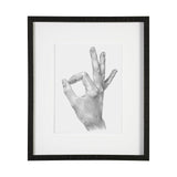 Hand Signs III by Jennifer Paxton Parker a Framed Art Print Matted under Glass by Mercana at Eve Furniture