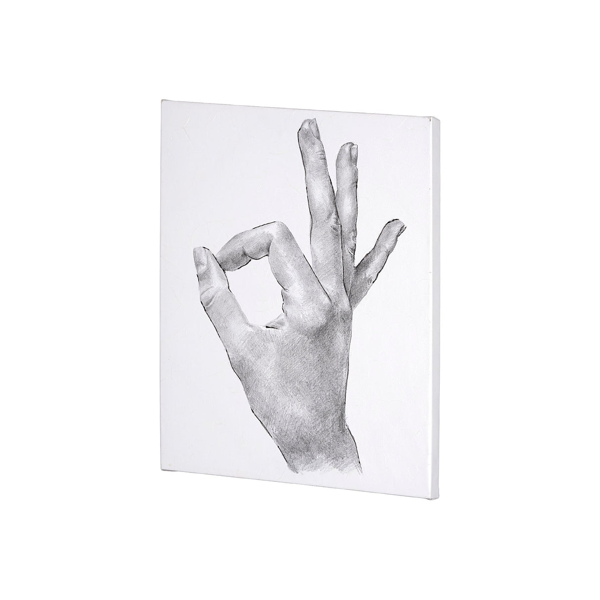 Hand Signs III by Jennifer Paxton Parker a Hand Embellished Textured Canvas by Mercana at Eve Furniture