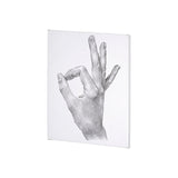 Hand Signs III by Jennifer Paxton Parker a Hand Embellished Textured Canvas by Mercana at Eve Furniture