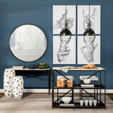 Hand Signs III by Jennifer Paxton Parker a Hand Embellished Textured Canvas by Mercana at Eve Furniture