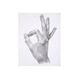 Hand Signs III by Jennifer Paxton Parker a Hand Embellished Textured Canvas by Mercana at Eve Furniture