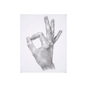 Hand Signs III by Jennifer Paxton Parker a Hand Embellished Textured Canvas by Mercana at Eve Furniture