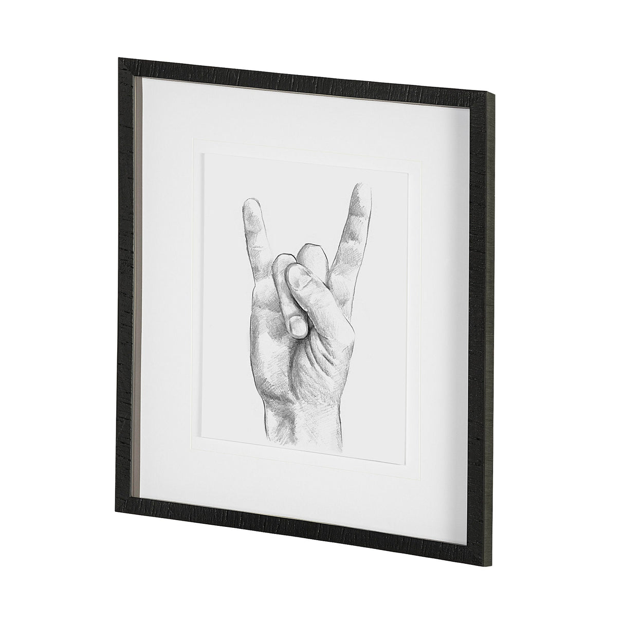 Hand Signs IV by Jennifer Paxton Parker a Framed Art Print Matted under Glass by Mercana at Eve Furniture