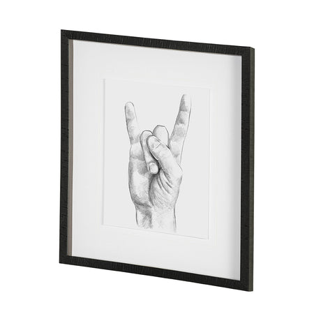 Hand Signs IV by Jennifer Paxton Parker a Framed Art Print Matted under Glass by Mercana at Eve Furniture