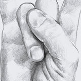 Hand Signs IV by Jennifer Paxton Parker a Framed Art Print Matted under Glass by Mercana at Eve Furniture