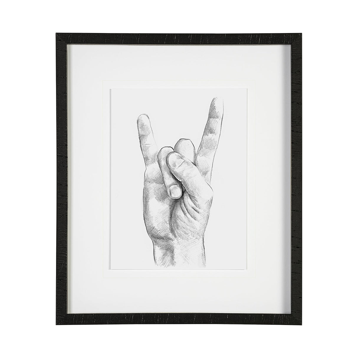 Hand Signs IV by Jennifer Paxton Parker a Framed Art Print Matted under Glass by Mercana at Eve Furniture
