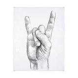 Hand Signs IV by Jennifer Paxton Parker a Hand Embellished Textured Canvas by Mercana at Eve Furniture