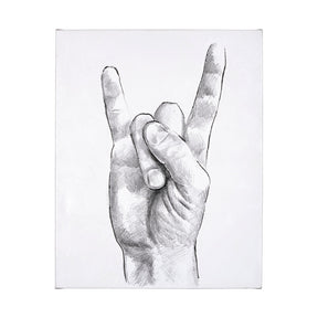 Hand Signs IV by Jennifer Paxton Parker a Hand Embellished Textured Canvas by Mercana at Eve Furniture