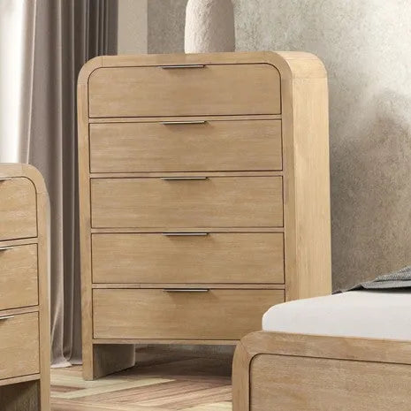 Handforth Natural 5-Piece Queen Bedroom Set by Furniture of America at Eve Furniture