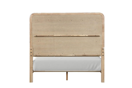 Handforth Natural Upholstered Queen Bed by Furniture of America at Eve Furniture