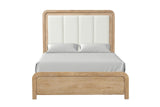 Handforth Natural Upholstered Queen Bed by Furniture of America at Eve Furniture