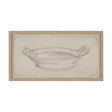Handled Bowl Sketch by Mercana Studio a Hand Embellished Framed Art Print by Mercana at Eve Furniture