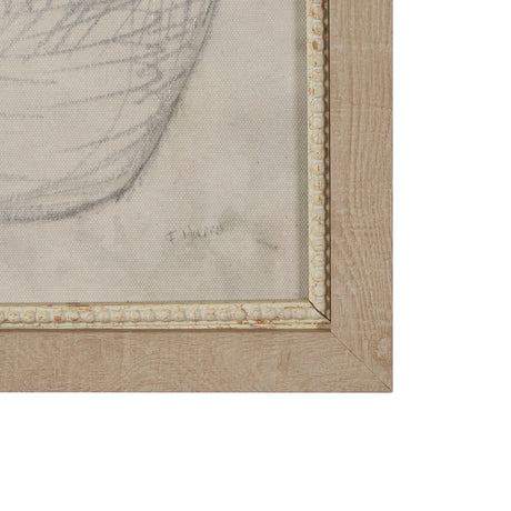 Handled Jug Sketch (Set of 2) by Mercana Studio a Hand Embellished Framed Art Print by Mercana at Eve Furniture