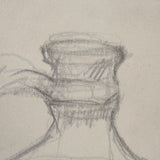 Handled Jug Sketch (Set of 2) by Mercana Studio a Hand Embellished Framed Art Print by Mercana at Eve Furniture