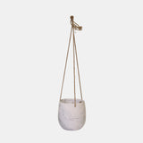 Hanging Gray Marble Planter