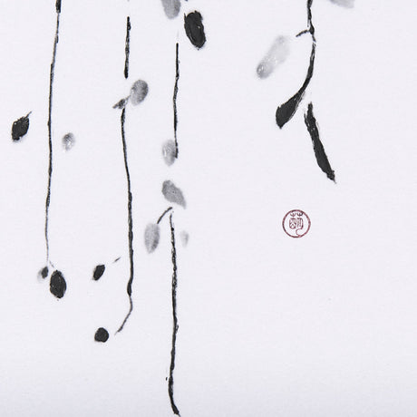 Hanging Vines by Mercana Studio a Hand Embellished Textured Framed Art Print by Mercana at Eve Furniture