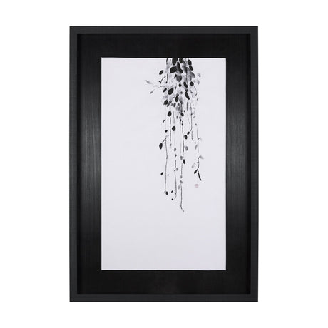 Hanging Vines by Mercana Studio a Hand Embellished Textured Framed Art Print by Mercana at Eve Furniture