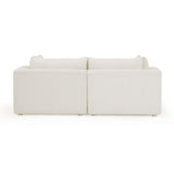 Hangover 81" Cream Outdoor Modular Loveseat by TOV Furniture at Eve Furniture