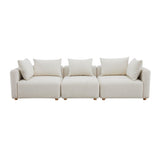 Hangover Cream Boucle Sofa by TOV Furniture at Eve Furniture