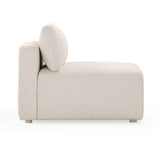 Hangover Cream Modular Outdoor Armless Chair by TOV Furniture at Eve Furniture