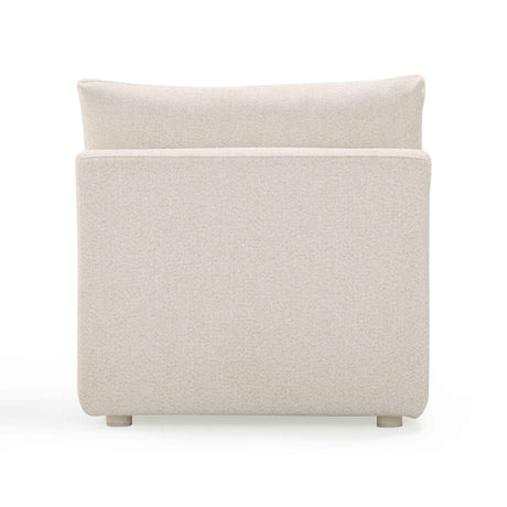 Hangover Cream Modular Outdoor Armless Chair by TOV Furniture at Eve Furniture