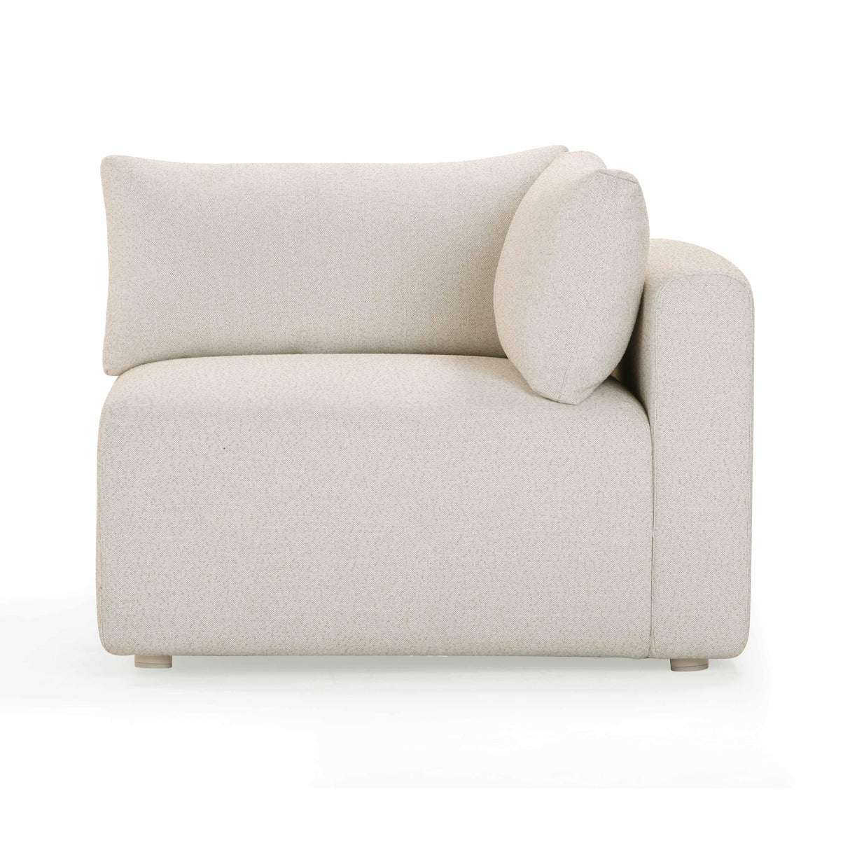 Hangover Cream Modular Outdoor Corner Chair by TOV Furniture at Eve Furniture