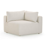 Hangover Cream Modular Outdoor Corner Chair by TOV Furniture at Eve Furniture