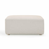 Hangover Cream Outdoor Ottoman by TOV Furniture at Eve Furniture