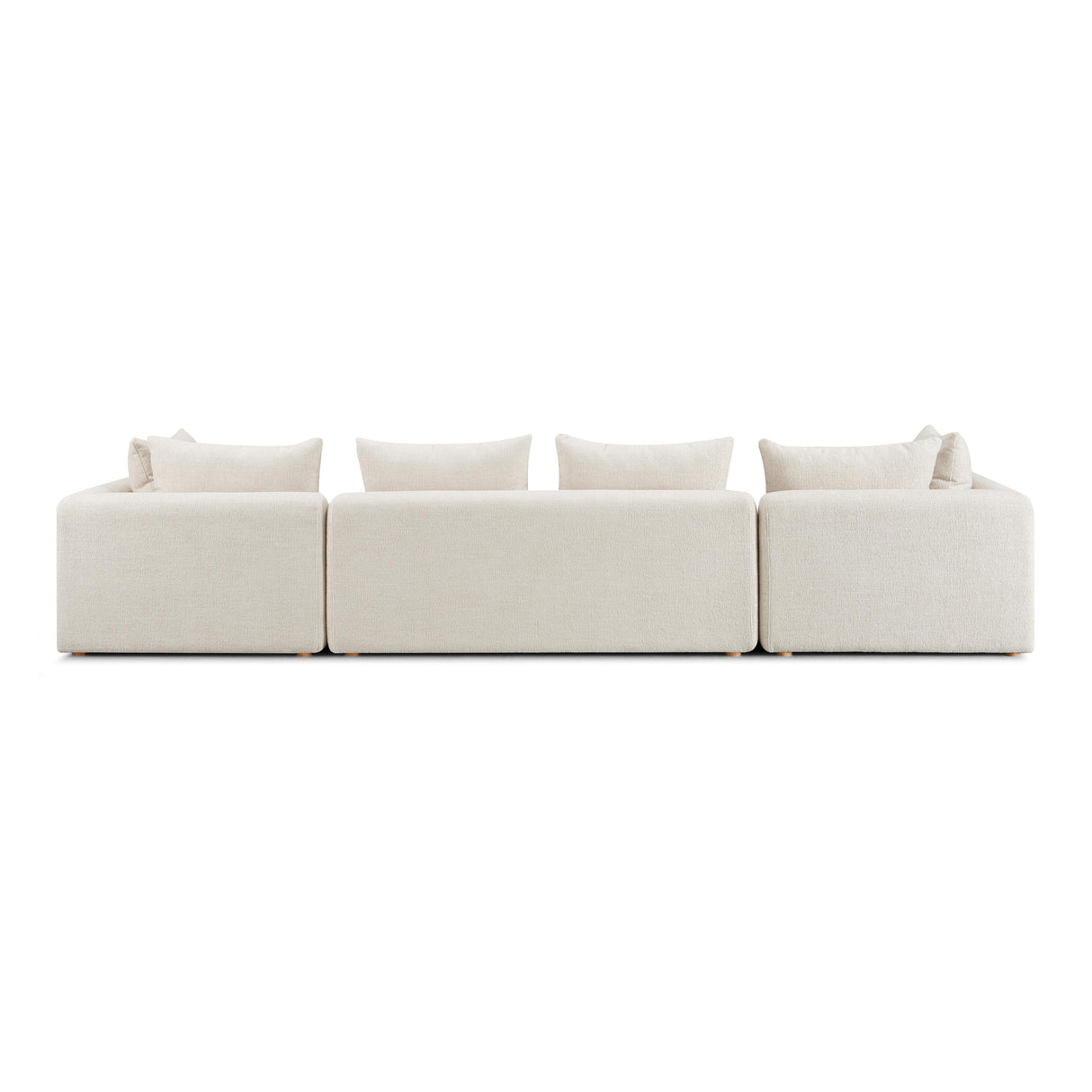 Hangover Heavy Textured Fabric 145" Long Sofa by TOV Furniture at Eve Furniture