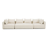 Hangover Heavy Textured Fabric 145" Long Sofa by TOV Furniture at Eve Furniture