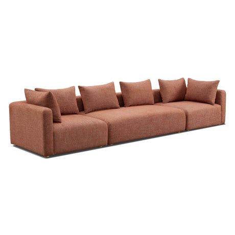 Hangover Heavy Textured Fabric 145" Long Sofa by TOV Furniture at Eve Furniture