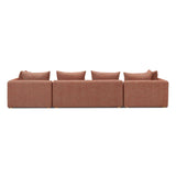 Hangover Heavy Textured Fabric 145" Long Sofa by TOV Furniture at Eve Furniture